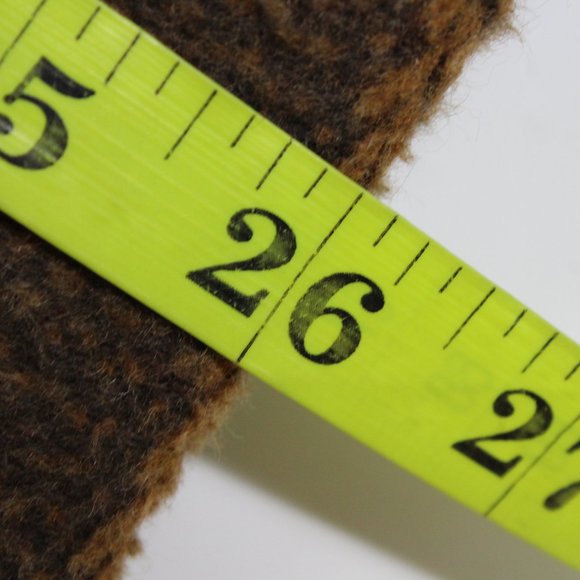 Vintage Fashion Sweater Women's Brown Knit Pullover Oversized Pocket Striped 2XL - Picture 7 of 7